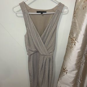 guess silver sparkly dress knee length like new extra small
